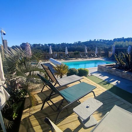 Cote Et Mer - Appartement Haut Standing Dans Villa Avec Piscine Et Vue Mer Taglio-Isolaccio Exterior foto